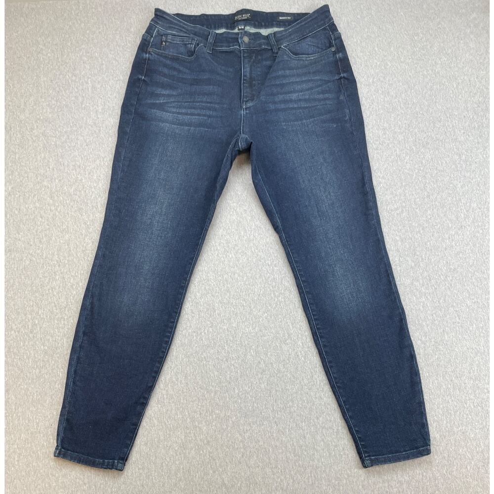 Judy Blue‎ Jeans Womens 16W Denim Cotton Blend Stretch Slim Skinny Fit
